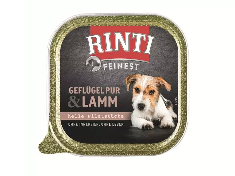 Rinti Nassfutter Feinest Geflügel Pur & Lamm, 11 x 150 g 2 Rinti Nassfutter Feinest Geflügel Pur & Lamm, 11 x 150 g - Image 2
