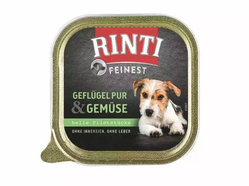 Rinti Nassfutter Feinest Geflügel Pur & Gemüse, 11 x 150 g 2 Rinti Nassfutter Feinest Geflügel Pur & Gemüse, 11 x 150 g - Image 2