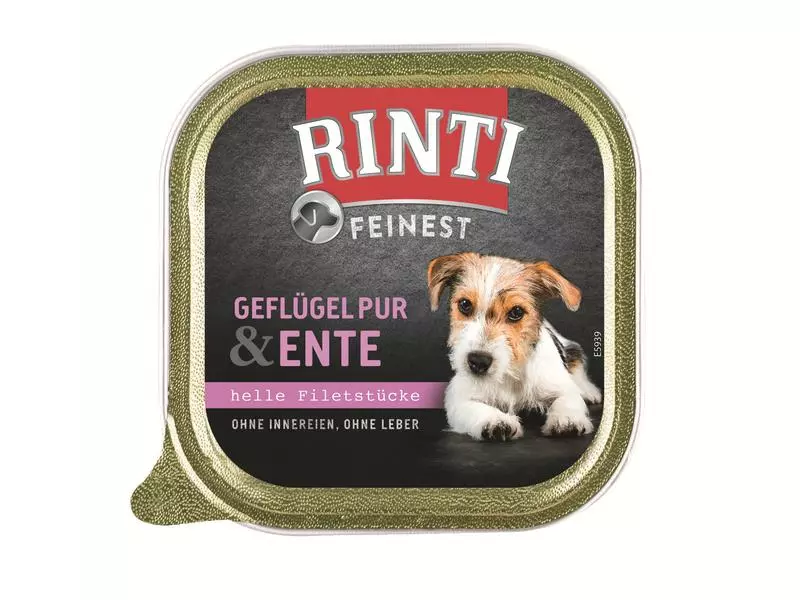 Rinti Nassfutter Feinest Geflügel Pur & Ente, 11 x 150 g 2 Rinti Nassfutter Feinest Geflügel Pur & Ente, 11 x 150 g - Image 2