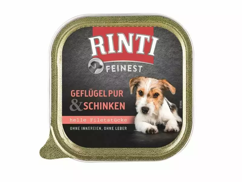 Rinti Nassfutter Feinest Geflügel Pur & Schinken, 11 x 150 g 2 Rinti Nassfutter Feinest Geflügel Pur & Schinken, 11 x 150 g - Image 2
