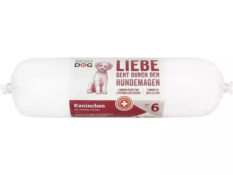 NaturaDog Nassfutter Kaninchen mit Gemüse Terrine, 400 g 1 NaturaDog Nassfutter Kaninchen mit Gemüse Terrine, 400 g