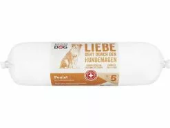 NaturaDog Nassfutter Poulet mit Gemüse Brocken, 400 g