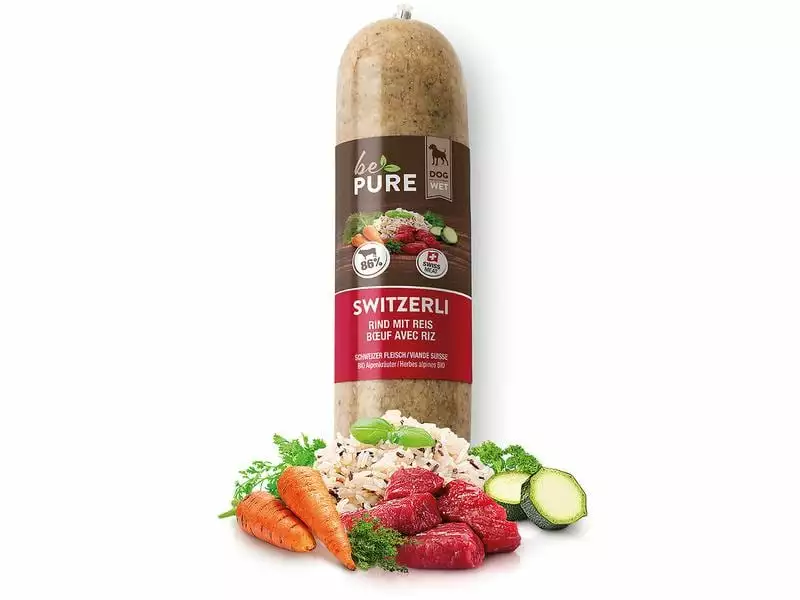 Be Pure Nassfutter Switzerli Rind mit Reis, 400 g 2 Be Pure Nassfutter Switzerli Rind mit Reis, 400 g - Image 2