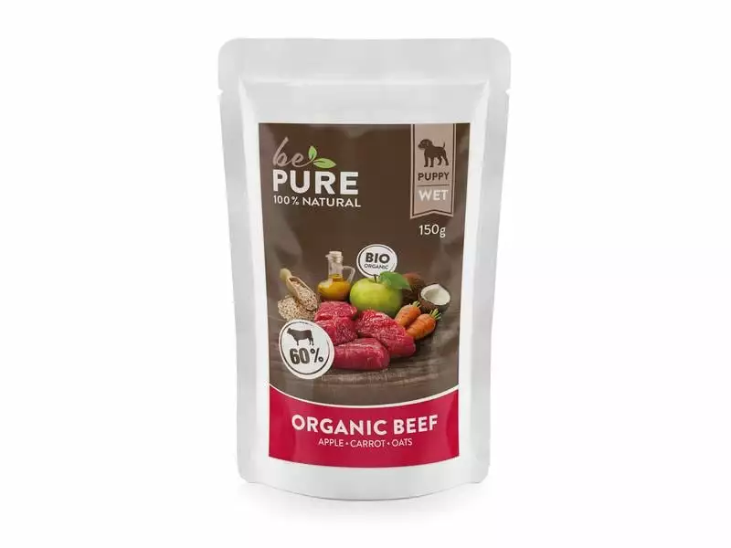 Be Pure Nassfutter Rind mit Apfel, Karotte & Hafer, 15 x 150 g 2 Be Pure Nassfutter Rind mit Apfel, Karotte & Hafer, 15 x 150 g - Image 2