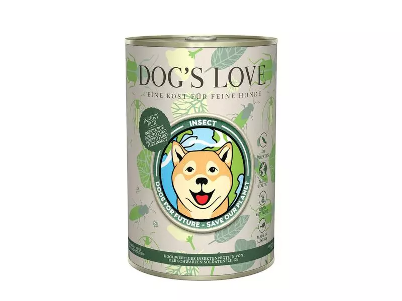 Dog's Love Nassfutter Insekt Pur, 400 g 1 Dog's Love Nassfutter Insekt Pur, 400 g