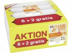 NaturaDog Nassfutter Poulet mit Gemüse Brocken, 8 x 400 g