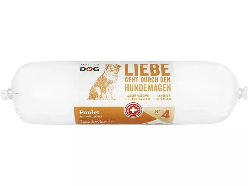 NaturaDog Nassfutter Poulet mit Reis Terrine, 400 g 1 NaturaDog Nassfutter Poulet mit Reis Terrine, 400 g