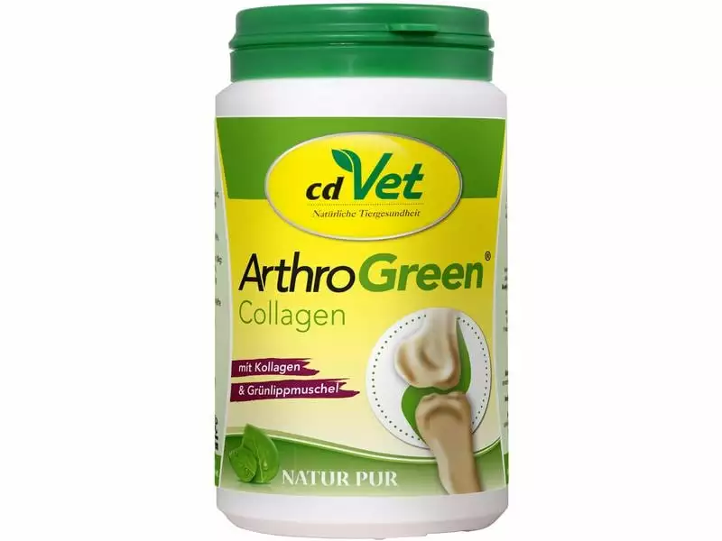 CdVet Hunde-Nahrungsergänzung ArthroGreen Collagen, 130 g 1 CdVet Hunde-Nahrungsergänzung ArthroGreen Collagen, 130 g