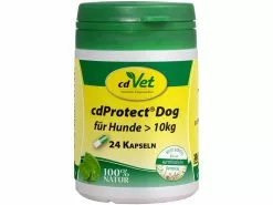 CdVet Hunde-Nahrungsergänzung cdProtect Dog, > 10 kg, 24 Kapseln