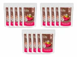 Be Pure Nassfutter Rind mit Apfel, Karotte & Hafer, 15 x 150 g