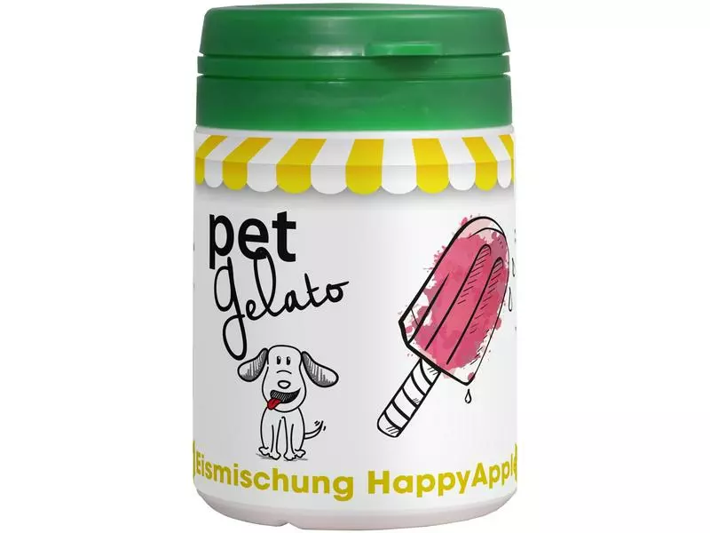 CdVet Hunde-Nahrungsergänzung petGelato, HappyApple, 44 g 1 CdVet Hunde-Nahrungsergänzung petGelato, HappyApple, 44 g