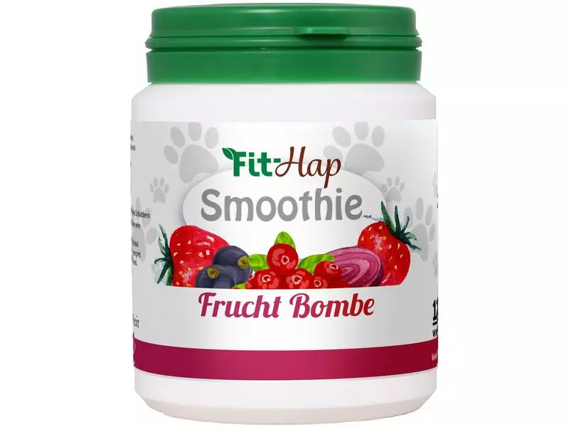 CdVet Hunde-Nahrungsergänzung Fit-Hap Smoothie, Frucht Bombe 120 g 1 CdVet Hunde-Nahrungsergänzung Fit-Hap Smoothie, Frucht Bombe 120 g