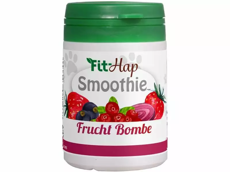 CdVet Hunde-Nahrungsergänzung Fit-Hap Smoothie, Frucht Bombe, 40 g 1 CdVet Hunde-Nahrungsergänzung Fit-Hap Smoothie, Frucht Bombe, 40 g