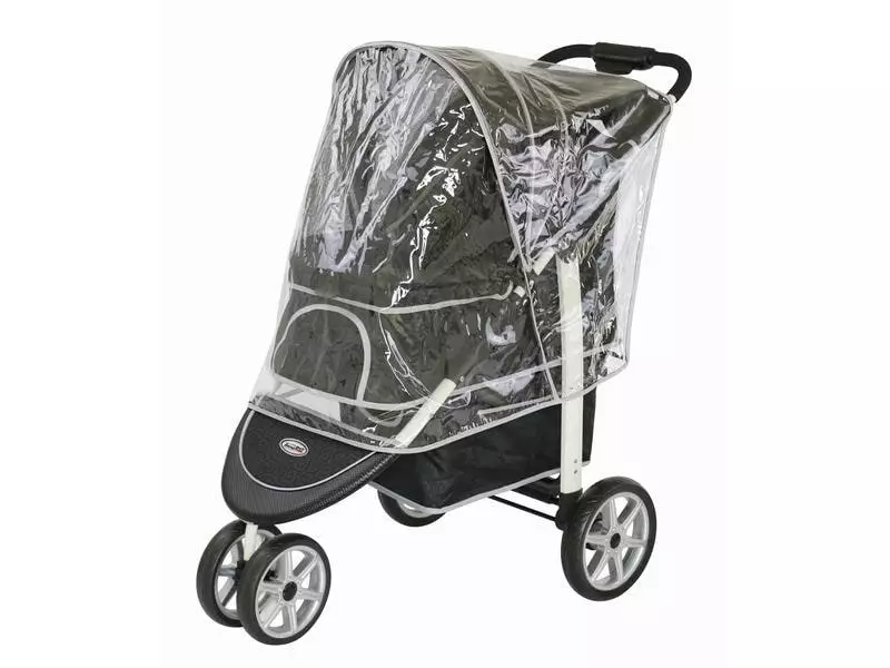 InnoPet Buggy Regenabdeckung Universal, Transparent 1 InnoPet Buggy Regenabdeckung Universal, Transparent