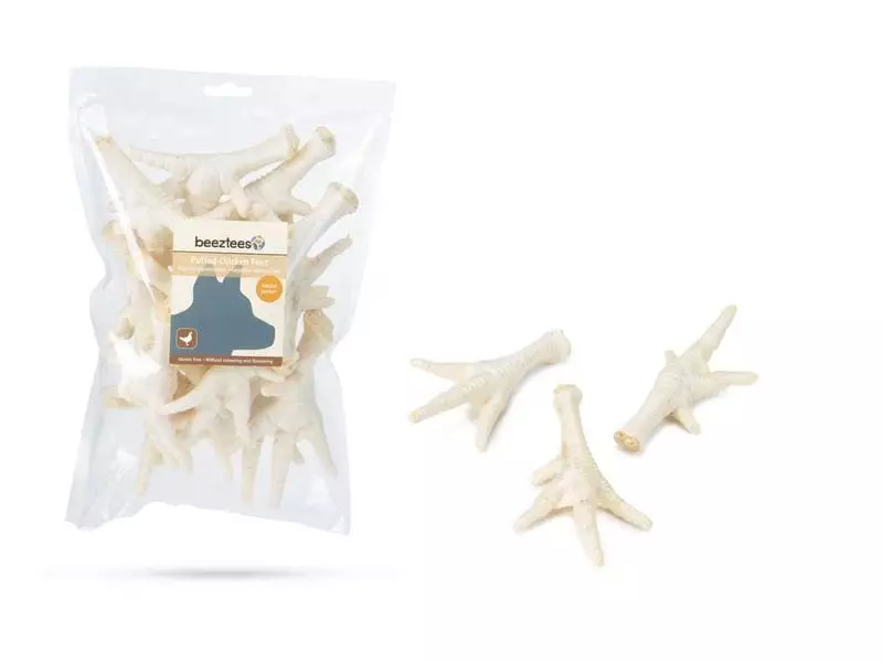 Beeztees Kausnack Hühnerfüsse geröstet, 200 g 1 Beeztees Kausnack Hühnerfüsse geröstet, 200 g