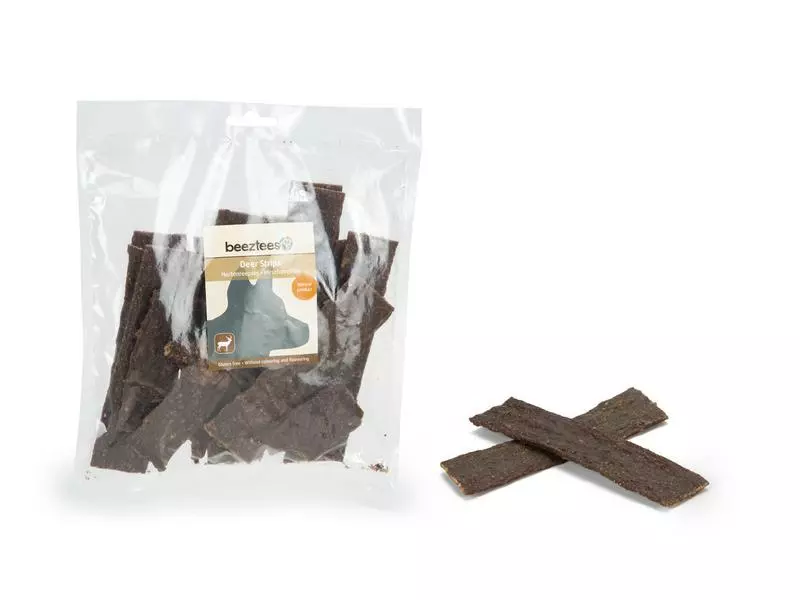 Beeztees Kausnack Hirsch Streifen, 200 g 1 Beeztees Kausnack Hirsch Streifen, 200 g