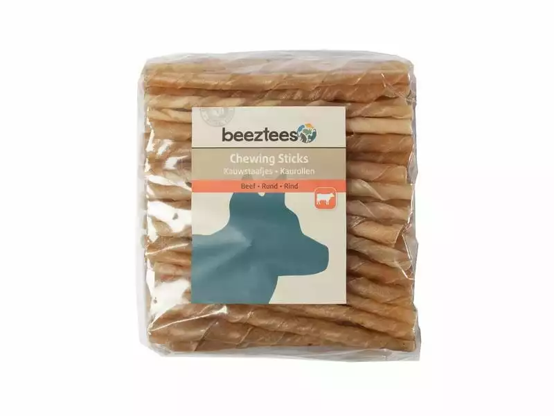 Beeztees Kausnack Rinderhaut Kausticks 12.5 cm ø 7 - 8 mm, 100 Stück 1 Beeztees Kausnack Rinderhaut Kausticks 12.5 cm ø 7 - 8 mm, 100 Stück