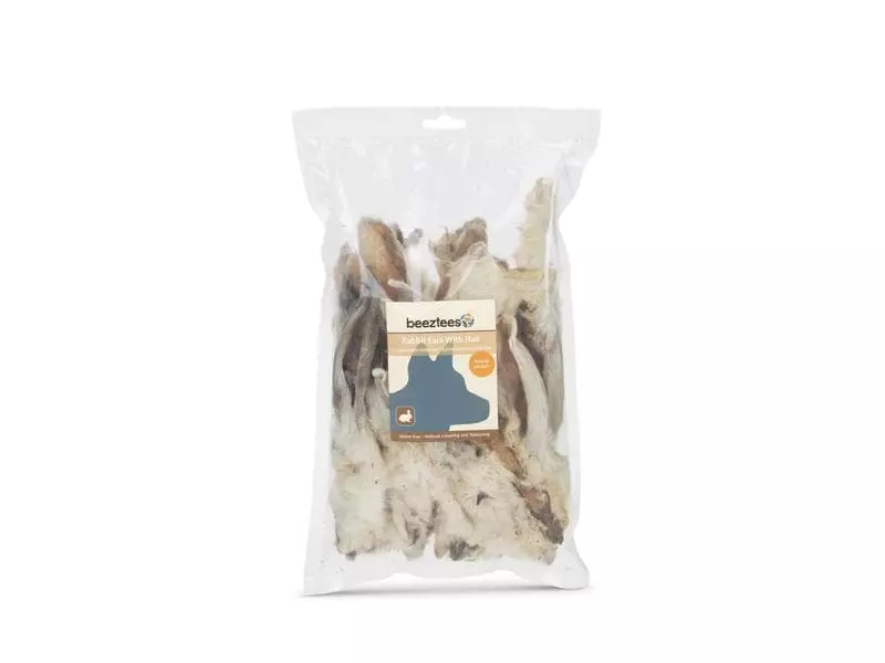 Beeztees Kausnack Kaninchenohren mit Fell, 200 g 2 Beeztees Kausnack Kaninchenohren mit Fell, 200 g - Image 2