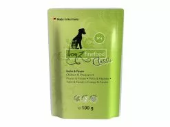 Dogz finefood Nassfutter No.04 Huhn & Fasan, 100 g