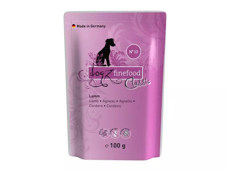 Dogz finefood Nassfutter No.10 Lamm, 100 g 1 Dogz finefood Nassfutter No.10 Lamm, 100 g