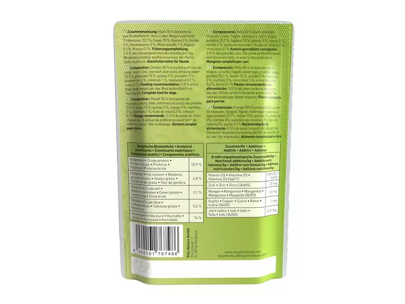 Dogz finefood Nassfutter No.04 Huhn & Fasan, 100 g 3 Dogz finefood Nassfutter No.04 Huhn & Fasan, 100 g - Image 3