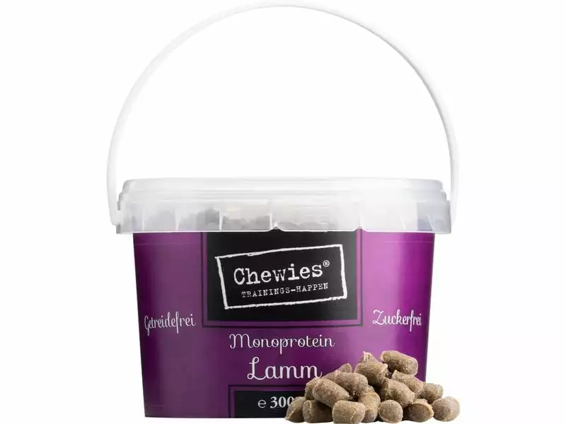 Chewies Leckerli Trainings-Happen Lamm, 300 g 1 Chewies Leckerli Trainings-Happen Lamm, 300 g