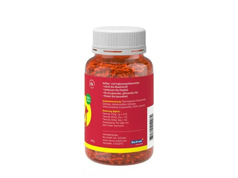 Anima Strath Hunde-Nahrungsergänzung Aufbaumittel Granulat, 100g 2 Anima Strath Hunde-Nahrungsergänzung Aufbaumittel Granulat, 100g - Image 2