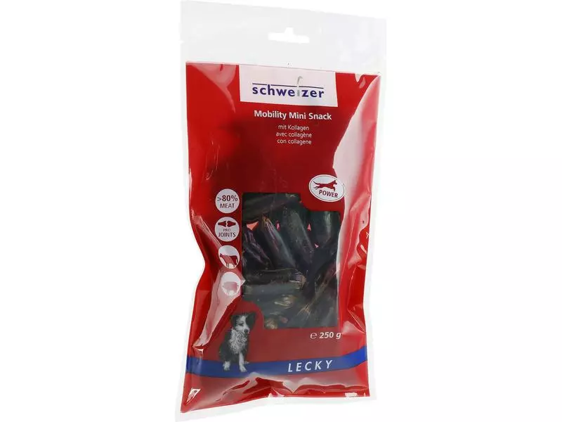LECKY Snack Mobility Mini Snack mit Kollagen, 250 g 1 LECKY Snack Mobility Mini Snack mit Kollagen, 250 g