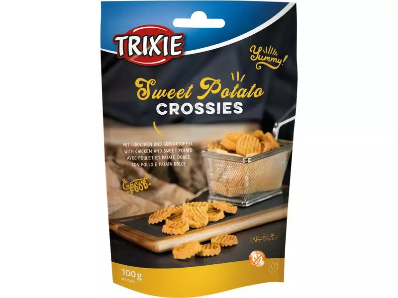 Trixie Snack Sweet Potato Crossies Huhn, 100 g 1 Trixie Snack Sweet Potato Crossies Huhn, 100 g