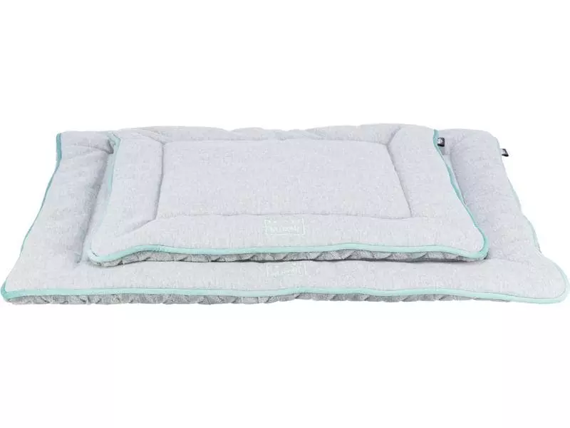 Trixie Hunde-Liegematte Junior, 70 x 50 cm, Hellgrau/Mint 3 Trixie Hunde-Liegematte Junior, 70 x 50 cm, Hellgrau/Mint - Image 3
