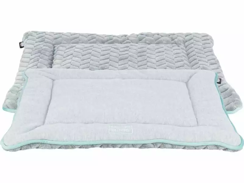 Trixie Hunde-Liegematte Junior, 50 x 40 cm, Hellgrau/Mint 7 Trixie Hunde-Liegematte Junior, 50 x 40 cm, Hellgrau/Mint - Image 7