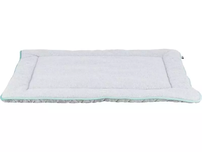 Trixie Hunde-Liegematte Junior, 70 x 50 cm, Hellgrau/Mint 1 Trixie Hunde-Liegematte Junior, 70 x 50 cm, Hellgrau/Mint