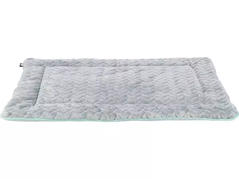 Trixie Hunde-Liegematte Junior, 70 x 50 cm, Hellgrau/Mint 2 Trixie Hunde-Liegematte Junior, 70 x 50 cm, Hellgrau/Mint - Image 2
