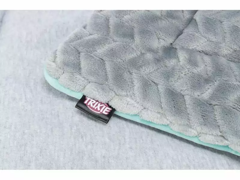 Trixie Hunde-Liegematte Junior, 70 x 50 cm, Hellgrau/Mint 8 Trixie Hunde-Liegematte Junior, 70 x 50 cm, Hellgrau/Mint - Image 8