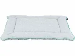 Trixie Hunde-Liegematte Junior, 50 x 40 cm, Hellgrau/Mint