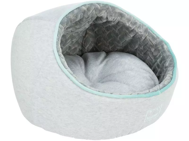 Trixie Kuschelhöhle Junior, ø 40 x 27 cm, Hellgrau/Mint 7 Trixie Kuschelhöhle Junior, ø 40 x 27 cm, Hellgrau/Mint - Image 7