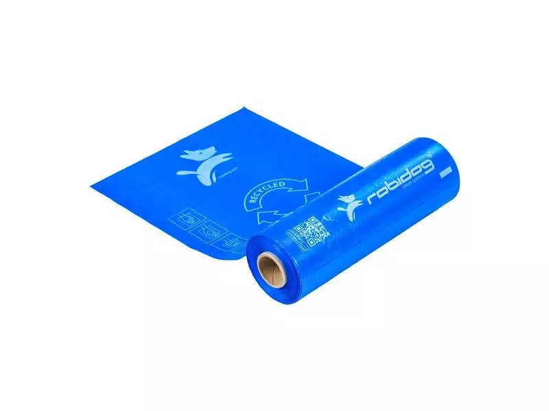 Robidog Hundekotbeutel Recycling auf Rolle blau, 250 Beutel 1 Robidog Hundekotbeutel Recycling auf Rolle blau, 250 Beutel
