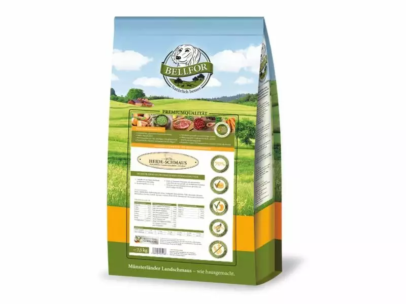 Bellfor Trockenfutter Heide-Schmaus Weidelamm & Wildkanin, 7.5g 1 Bellfor Trockenfutter Heide-Schmaus Weidelamm & Wildkanin, 7.5g