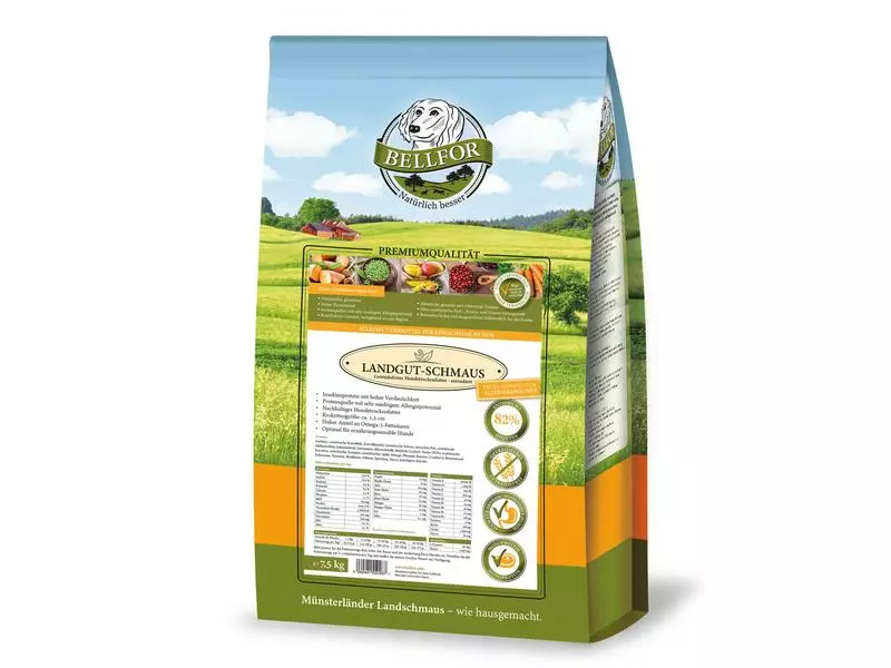 Bellfor Trockenfutter Landgut-Schmaus Insekten, 7.5 kg 1 Bellfor Trockenfutter Landgut-Schmaus Insekten, 7.5 kg