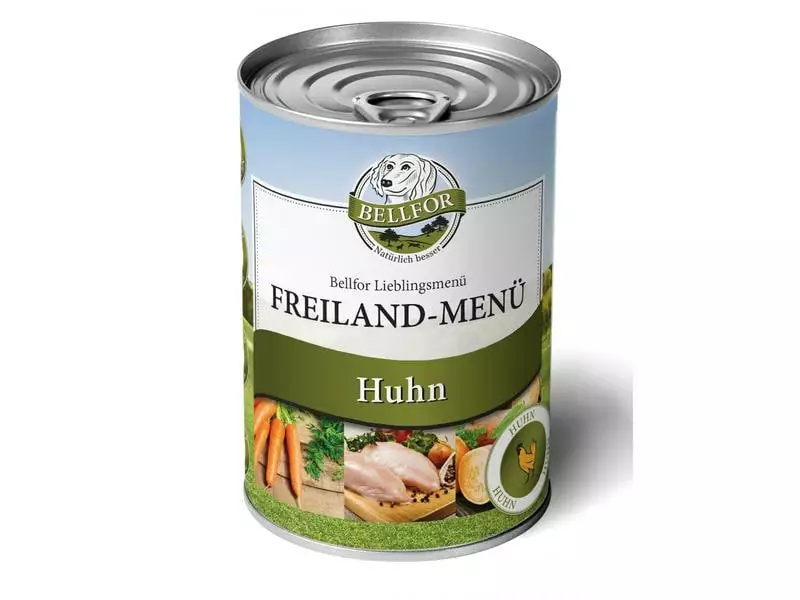 Bellfor Nassfutter Freiland-Menü Huhn, 400 g 1 Bellfor Nassfutter Freiland-Menü Huhn, 400 g