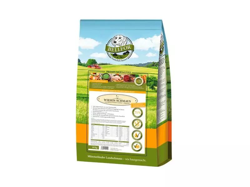 Bellfor Trockenfutter Wiesen-Schmaus Huhn, 10 kg 1 Bellfor Trockenfutter Wiesen-Schmaus Huhn, 10 kg