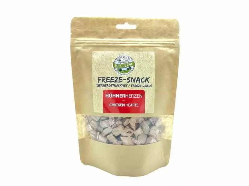Bellfor Leckerli Freeze-Snack Hühnerherzen, 50 g 1 Bellfor Leckerli Freeze-Snack Hühnerherzen, 50 g