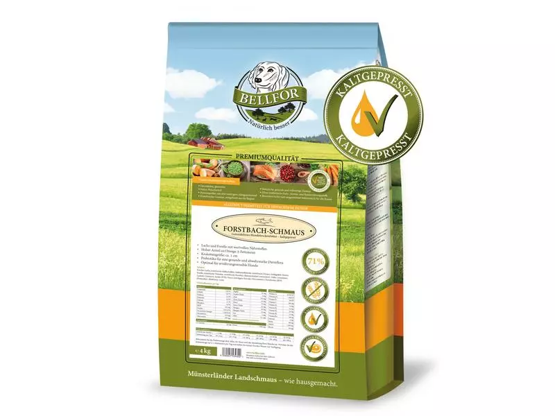 Bellfor Trockenfutter Forstbach-Schmaus Lachs & Forelle, 4 kg 2 Bellfor Trockenfutter Forstbach-Schmaus Lachs & Forelle, 4 kg - Image 2