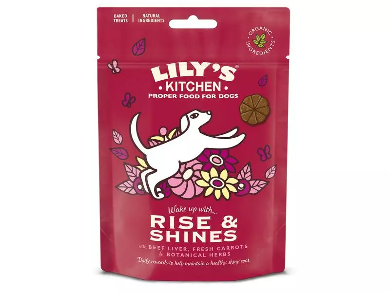 Lily's Kitchen Leckerli Bio Rise & Shine, Rind, 80 g 1 Lily's Kitchen Leckerli Bio Rise & Shine, Rind, 80 g