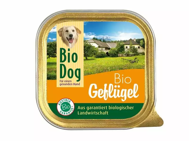 BioDog Nassfutter Geflügel, 9 x 300g 2 BioDog Nassfutter Geflügel, 9 x 300g - Image 2