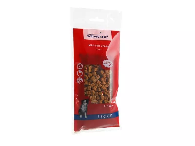 LECKY Snack Mini Soft Snack Cheesy, 130 g 1 LECKY Snack Mini Soft Snack Cheesy, 130 g