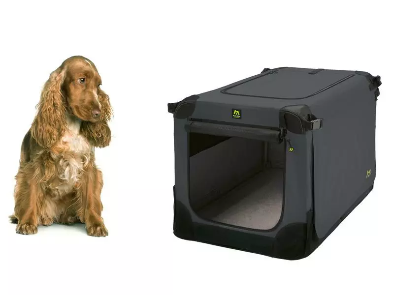 Maelson Transportbox Soft Kennel, Gr. 72 Anthrazit 2 Maelson Transportbox Soft Kennel, Gr. 72 Anthrazit - Image 2