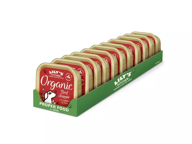 Lily's Kitchen Nassfutter Bio Rind, 11 x 150 g 1 Lily's Kitchen Nassfutter Bio Rind, 11 x 150 g