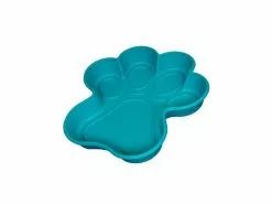 ONE DOG ONE BONE Hundepool Pfotenform, Blau, 96.5 x 99.1 x 15.2 cm