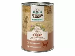 Wildes Land Nassfutter Pferd mit Süsskartoffeln & Wildkräutern 400 g